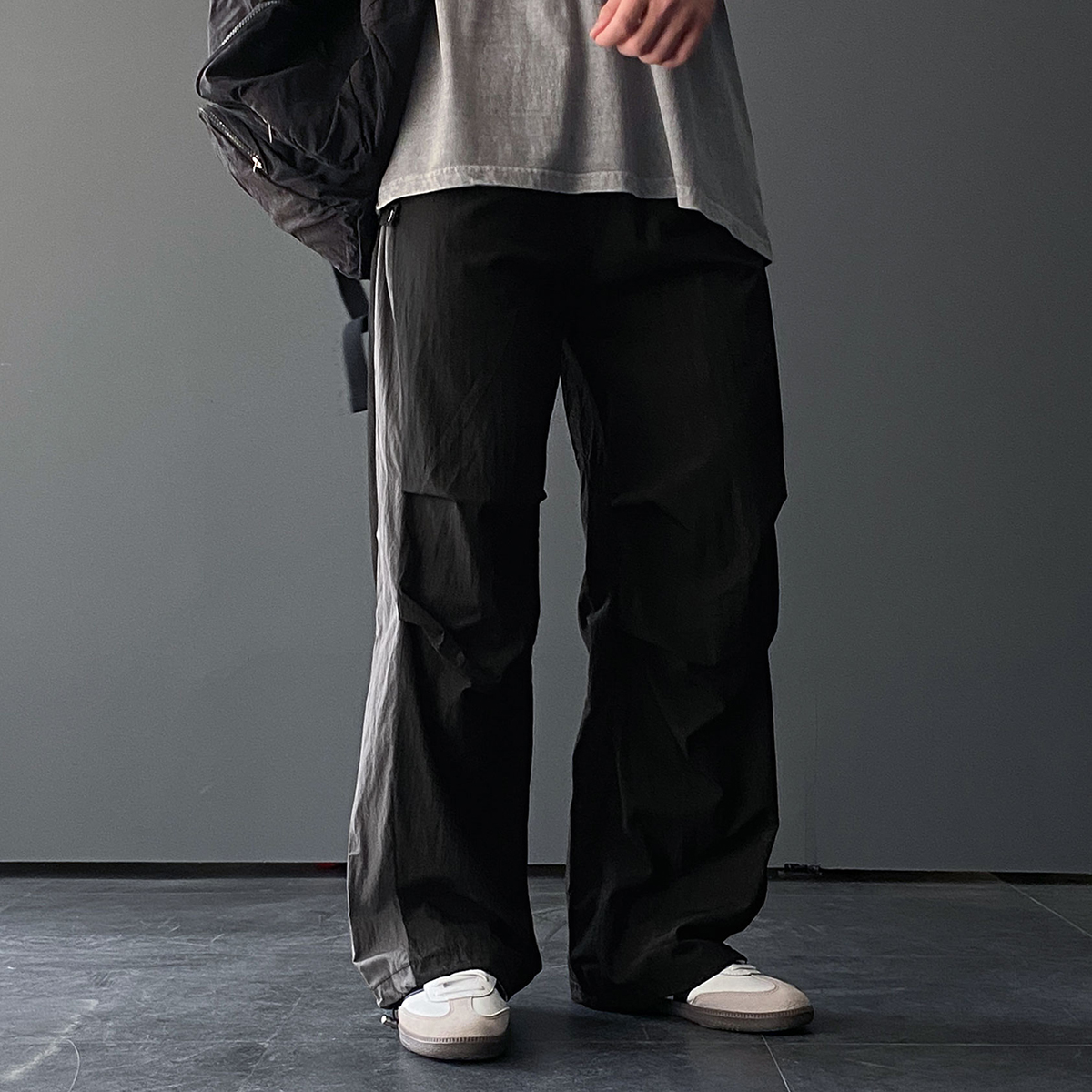 파라슈트팬츠 벌룬팬츠 남자와이드팬츠 - 상품 이미지