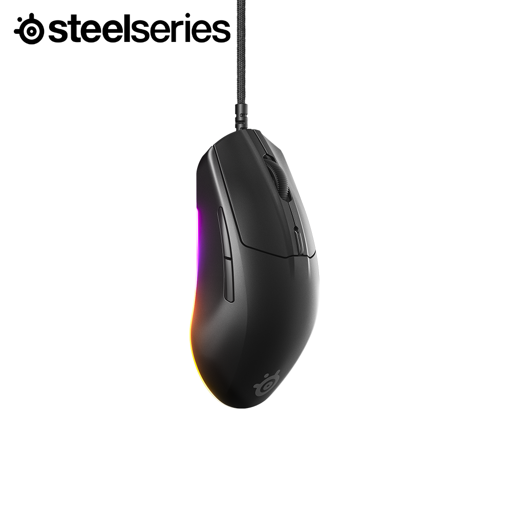 스틸시리즈 Rival 3 Gen 2 유선 게이밍 마우스 블랙