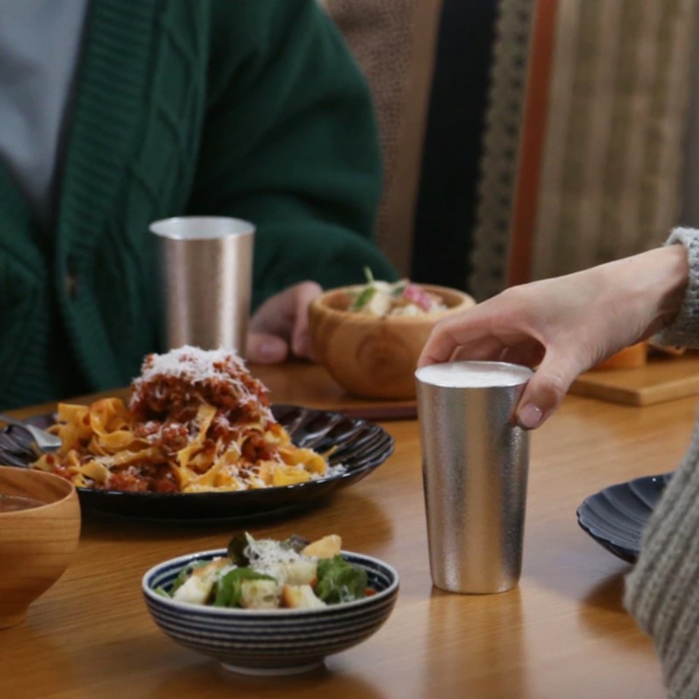 노우사쿠 맥주잔 M사이즈 2개세트 270ml 고급 일본제 순도 높은 본주석 공예품 이미지 6