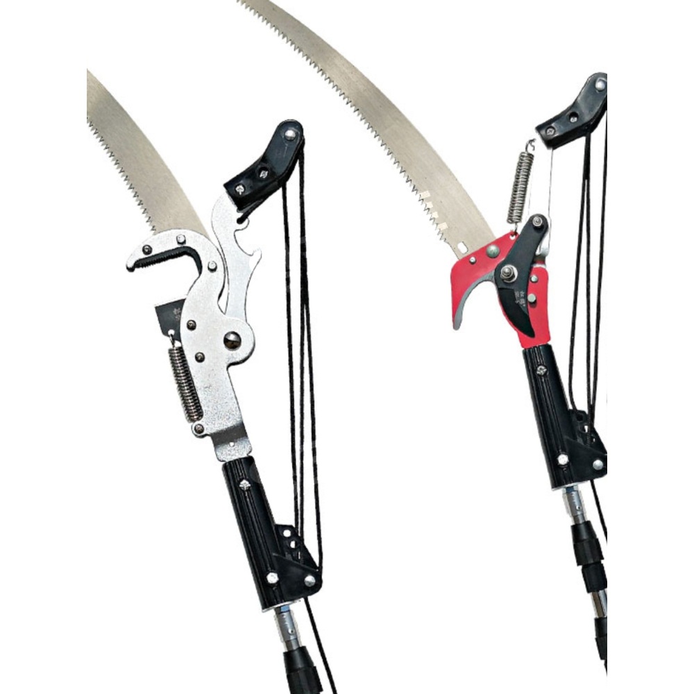 로프식 고지톱 장대톱 나무 자르는 기계 과일 따기 경량 제트 2개의풀리고고도전단+M8나사인터페이스 - 상품 이미지