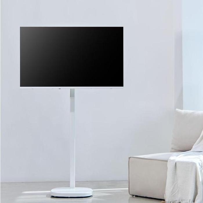 [5년무상AS] 플럭스 109cm 화이트 QLED 이동식 TV SET (셀프설치) - 상품 이미지
