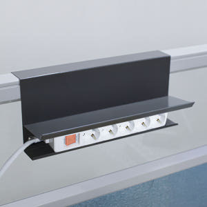 국산 무타공 멀티탭 거치대 책상 걸이형 파티션 선반 사무실 정리 정리함 실사용 후기 | 효과 있을까? - 상품 이미지 4