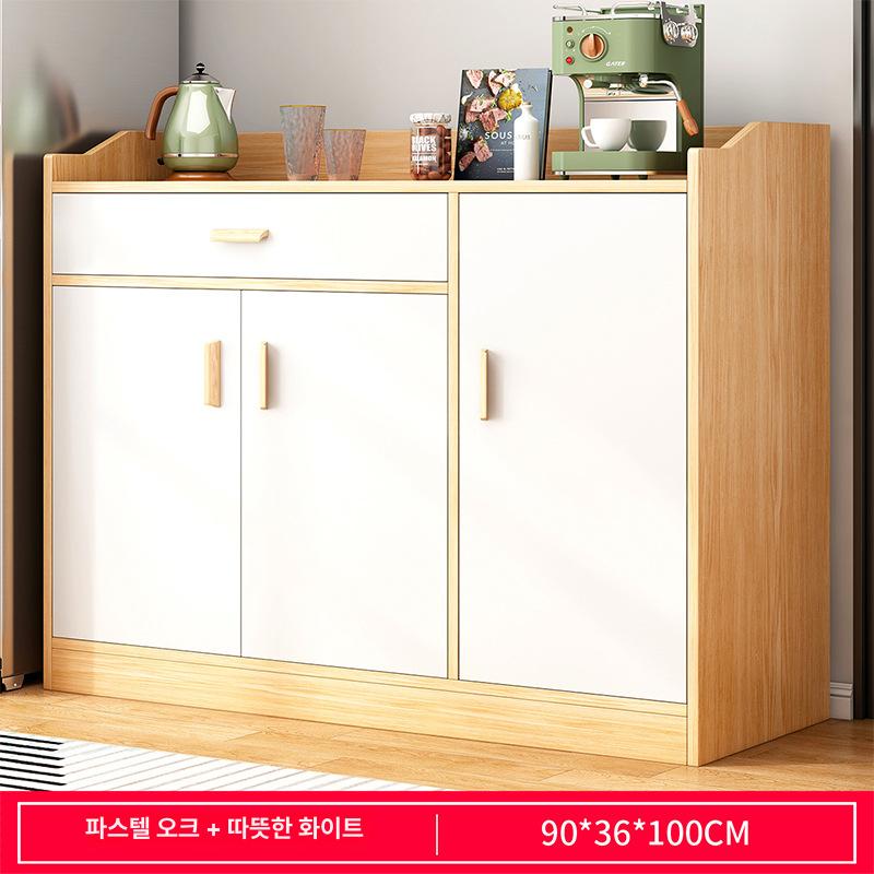 음료반납대 매장용 반납대 카페 카페셀프바 분리수거 퇴식구 시골 오크색 118.6 38 99.6 이미지 7