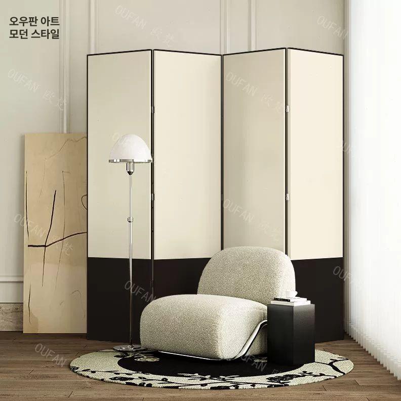 심플 파티션 모던 가정용 공간분리 가림막 접이식 침실 맞춤 사이즈 : 비오이커머스
