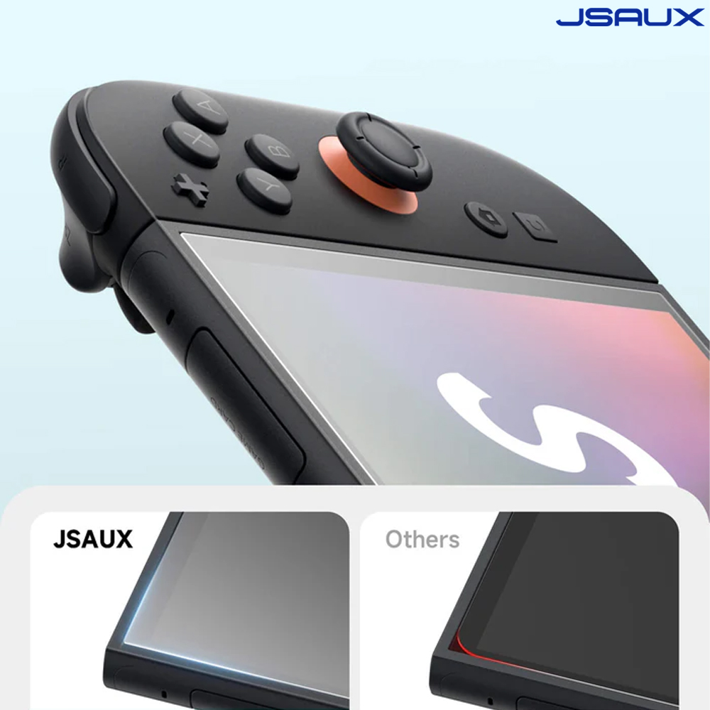닌텐도 스위치2 액정보호필름 강화유리 JSAUX 저반사 2매