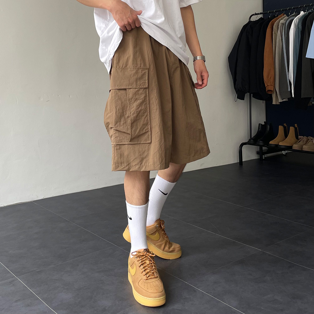 나일론반바지 카고반바지 남자버뮤다팬츠 - 상세 이미지 4