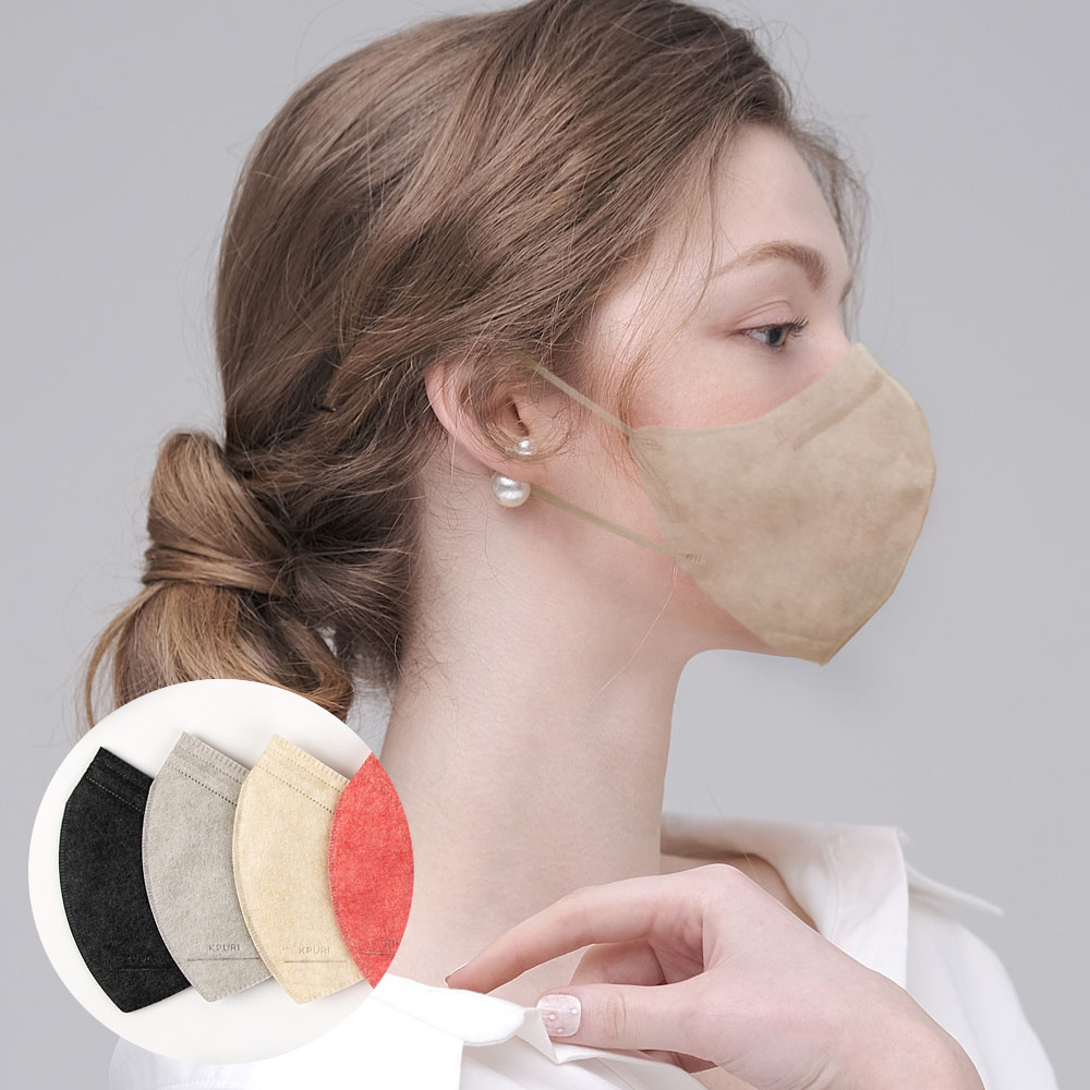 케이퓨리 구리 소형 마스크 유아 어린이 새부리형 100매