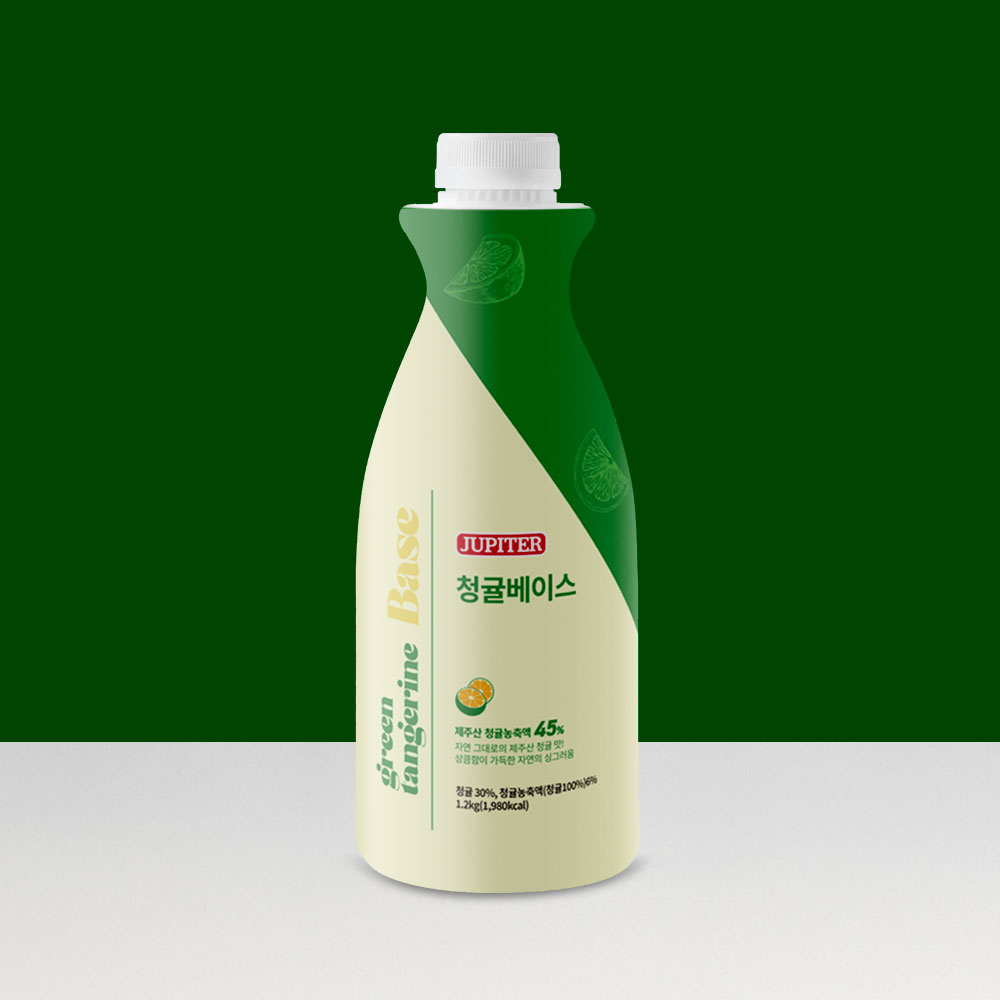 쥬피터 제주 청귤 농축 원액 베이스 에이드 만들기 1.12kg 이미지 6