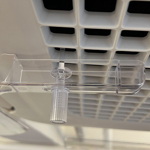 윈드코어 시스템 히터 에어컨 냉온풍 바람막이 무타공 천장형 가드 가림막 날개 무접착