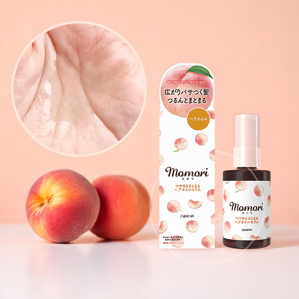 일본 모모리 복숭아 헤어오일 세럼 55ml - 메인 이미지