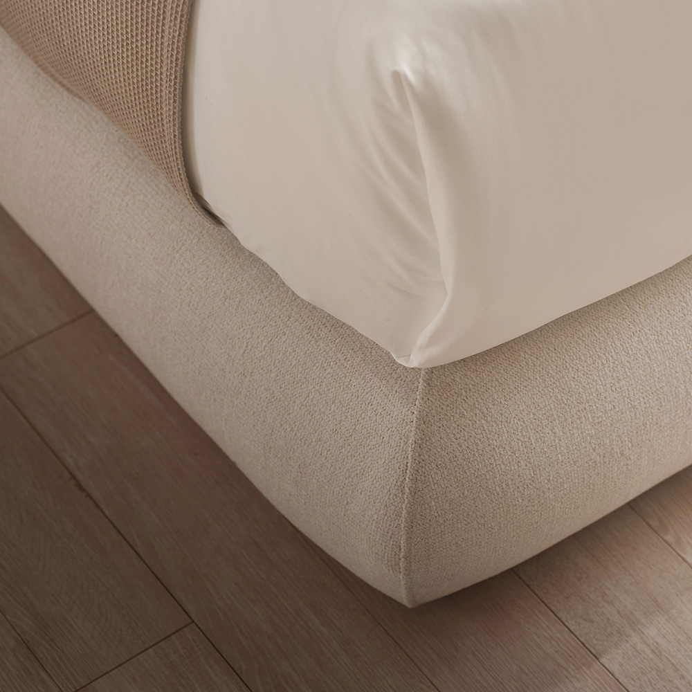 슬립퍼 도스 쿠션형 패브릭침대 저상형 호텔침대 프레임 라지킹 LK