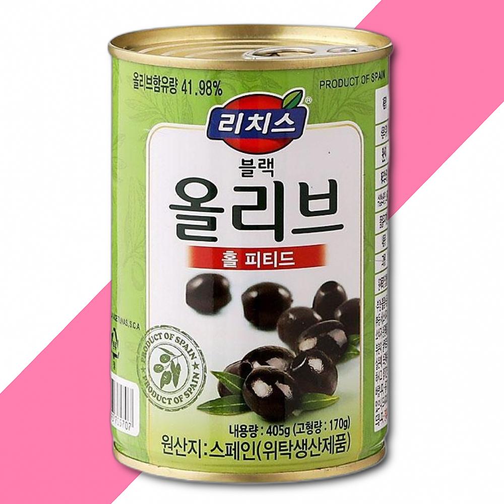 동서리치스 피티드 블랙 올리브 405G 1박스 24입 : 미라클홀세일