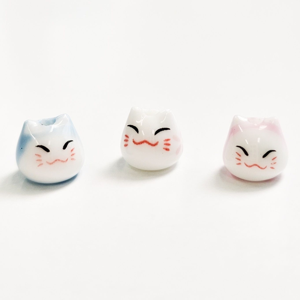 키링부자재 키링만들기 악세사리 부자재 오리엔탈 냥이 구슬 - 상세 이미지 2