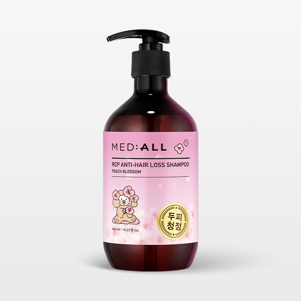 메디올 두피청정 비듬 각질 탈모 케어 샴푸 피치블라썸(올리에디션) 480ml 2개 - 상세 이미지 2