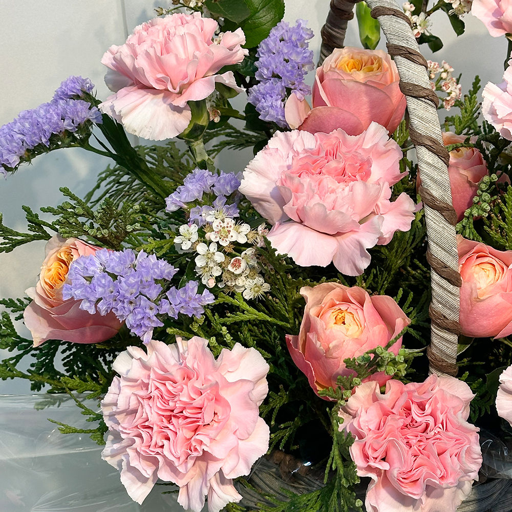 안성 카네이션 꽃바구니 어버이날 스승의날 꽃배달서비스 부모님 생신 선물 생화 농장직영