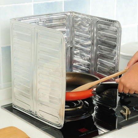 OMT 주방 기름튐 방지 가드 인덕션 기름막이 바람 막이 칸막이 가스렌지 가림막