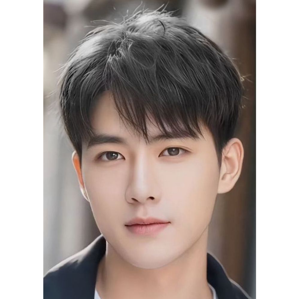 남자 자연스러운 숏컷 인모 긴머리 롱단발 전체 전체가발 여자전체가발 통가발 가발 - 상세 이미지 3