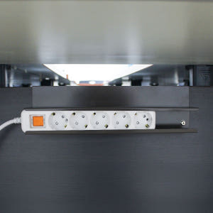 국산 무타공 멀티탭 거치대 책상 걸이형 파티션 선반 사무실 정리 정리함 실사용 후기 | 효과 있을까? - 상품 이미지 2