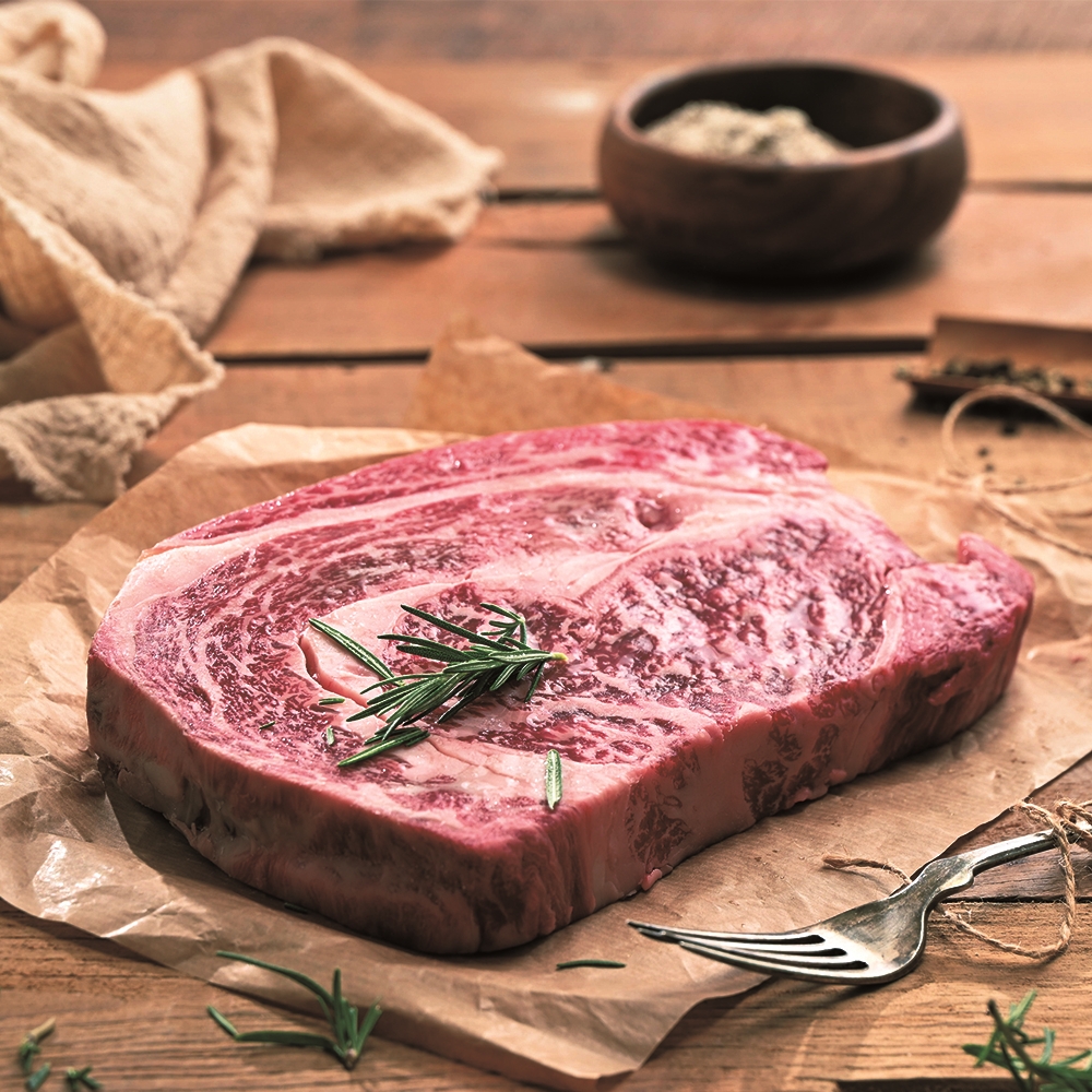 ++1 마장동 투뿔한우 꽃등심(립아이) 스테이크