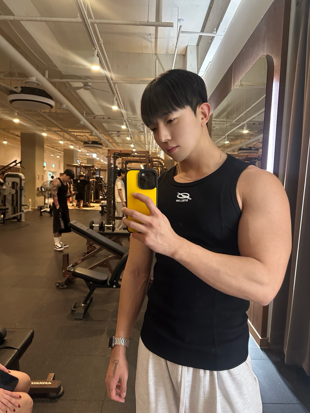 머슬핏 남자골지나시 망고나시 이미지 7
