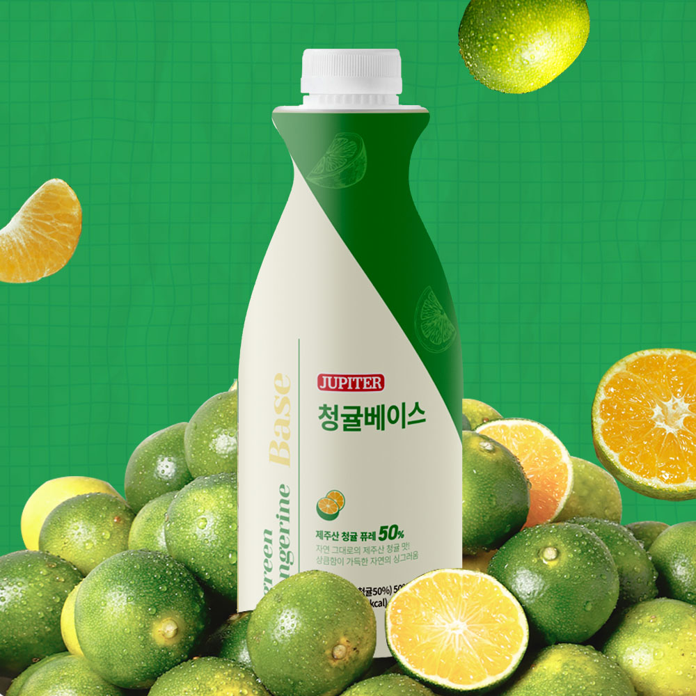 쥬피터 제주 청귤 농축 원액 베이스 에이드 만들기 1.12kg