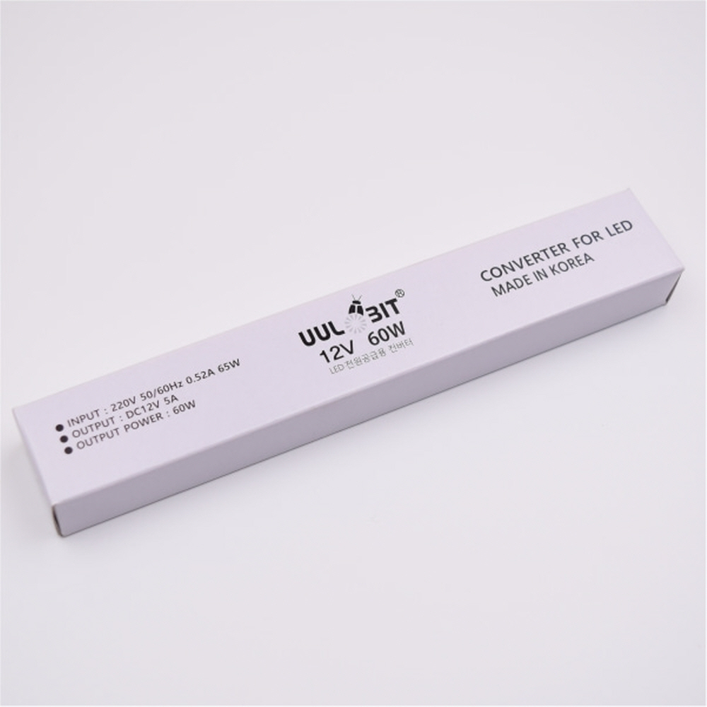 국산 LED 컨버터 SMPS DC12V 60W 슬림 방수 안정기 울빛 - 상세 이미지 5