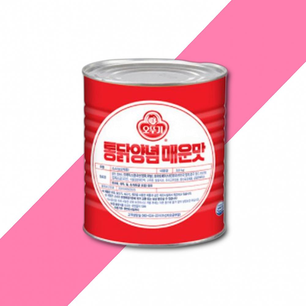 오뚜기 매운통닭양념소스 3.6KG 오뚜기 매운통닭양념소스 치킨소스 통닭소스 : 블루칩몰
