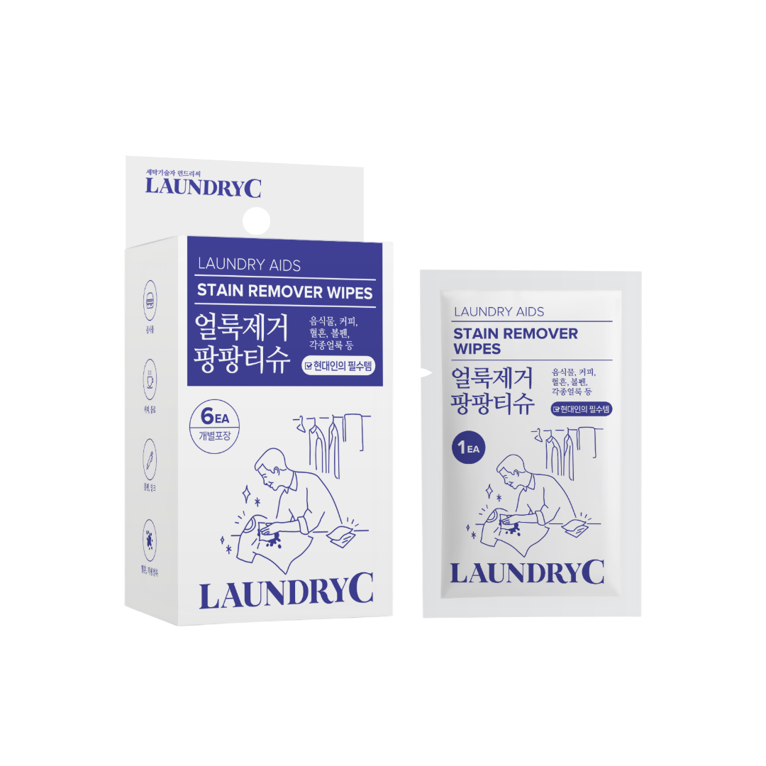 런드리씨 얼룩제거 팡팡티슈 6매입 - 메인 이미지