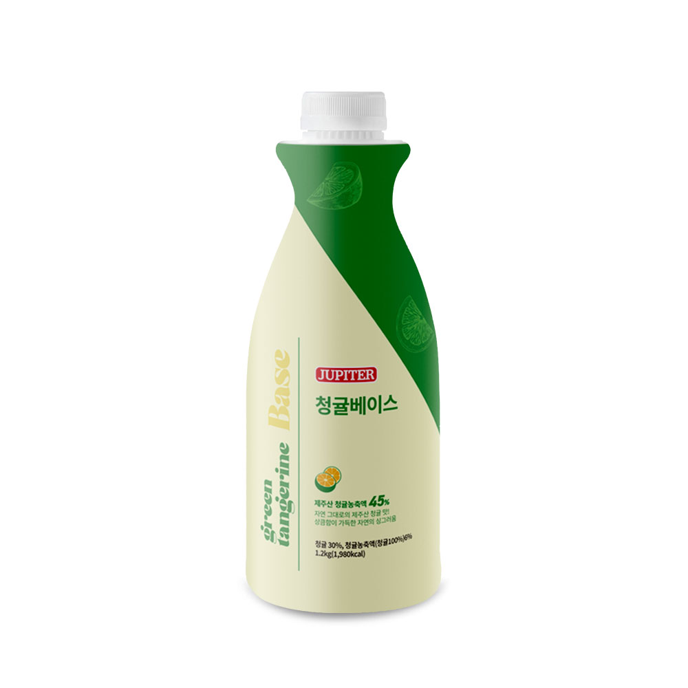 쥬피터 제주 청귤 농축 원액 베이스 에이드 만들기 1.12kg 이미지 7