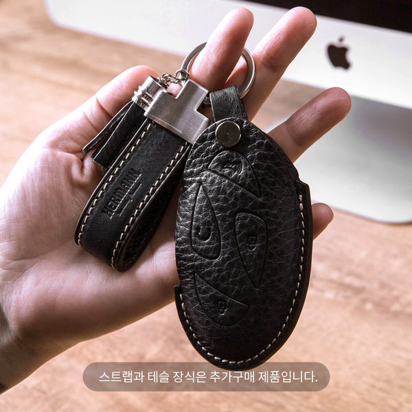 헤르만 스탠다드 라인 HT10x 디올뉴그랜져 GN7, 아이오닉6, 디올뉴코나, 더뉴아반떼 5/7버튼 가죽 스마트키케이스 이미지 7