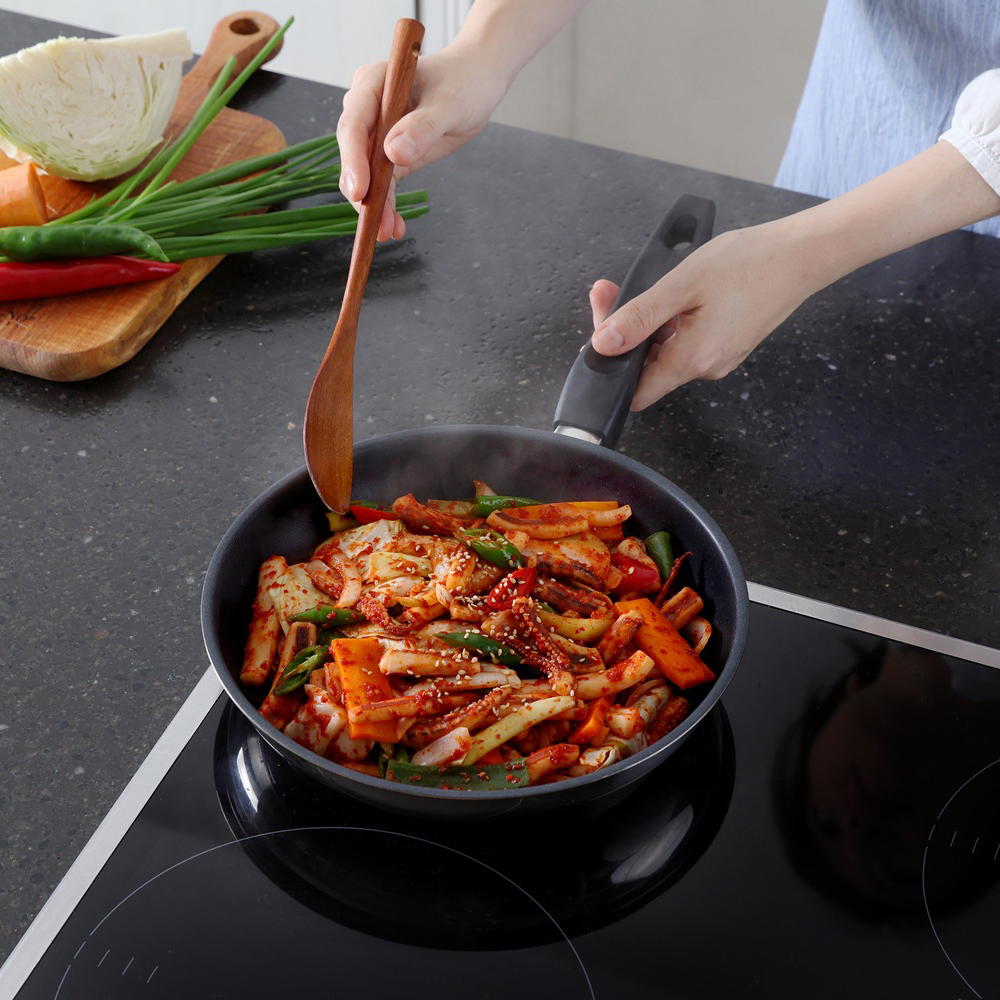 1+1 쿡에버 코팅 인덕션 프라이팬 20cm / 후라이팬 웍 궁중팬 멀티커버