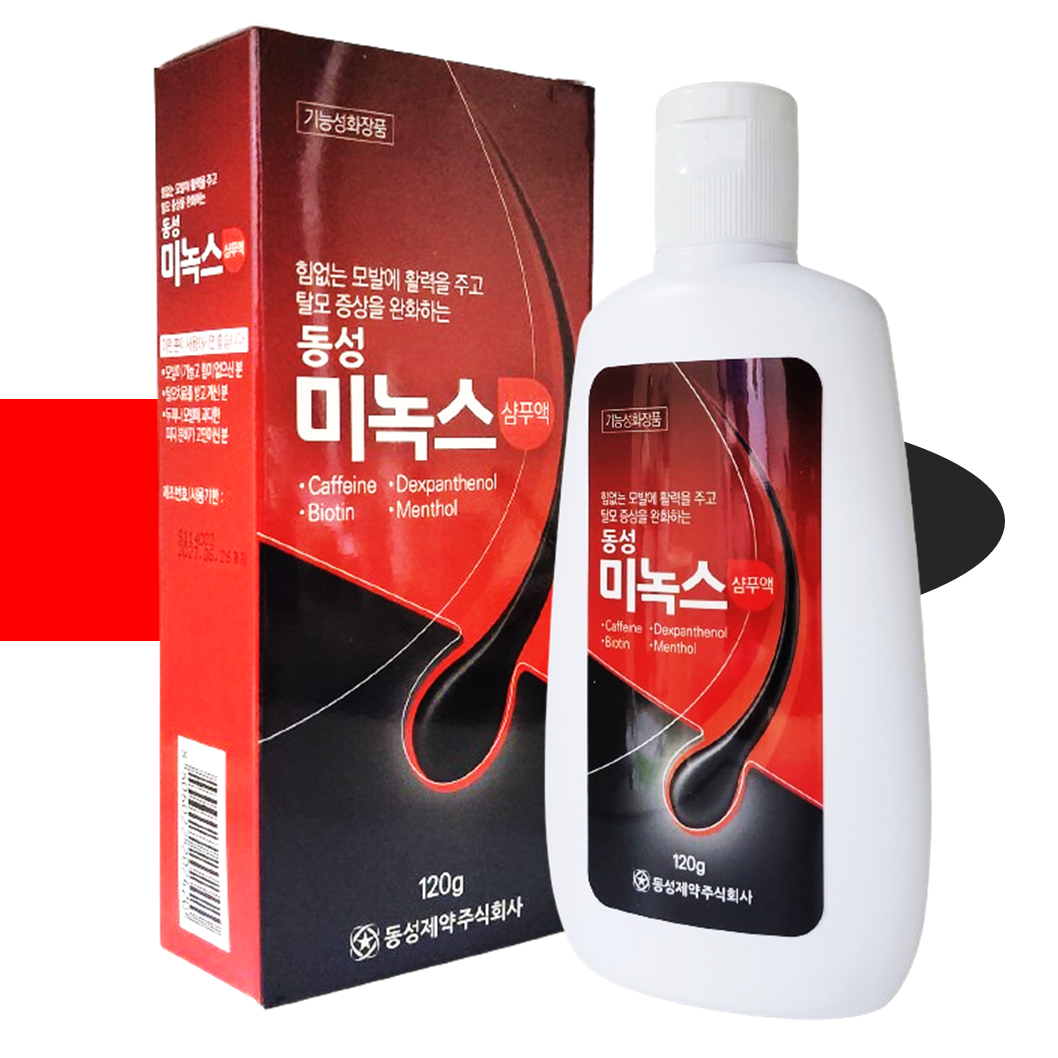 동성제약 미녹스 샴푸액 모텍 카페인 샴푸 120g - 상품 이미지