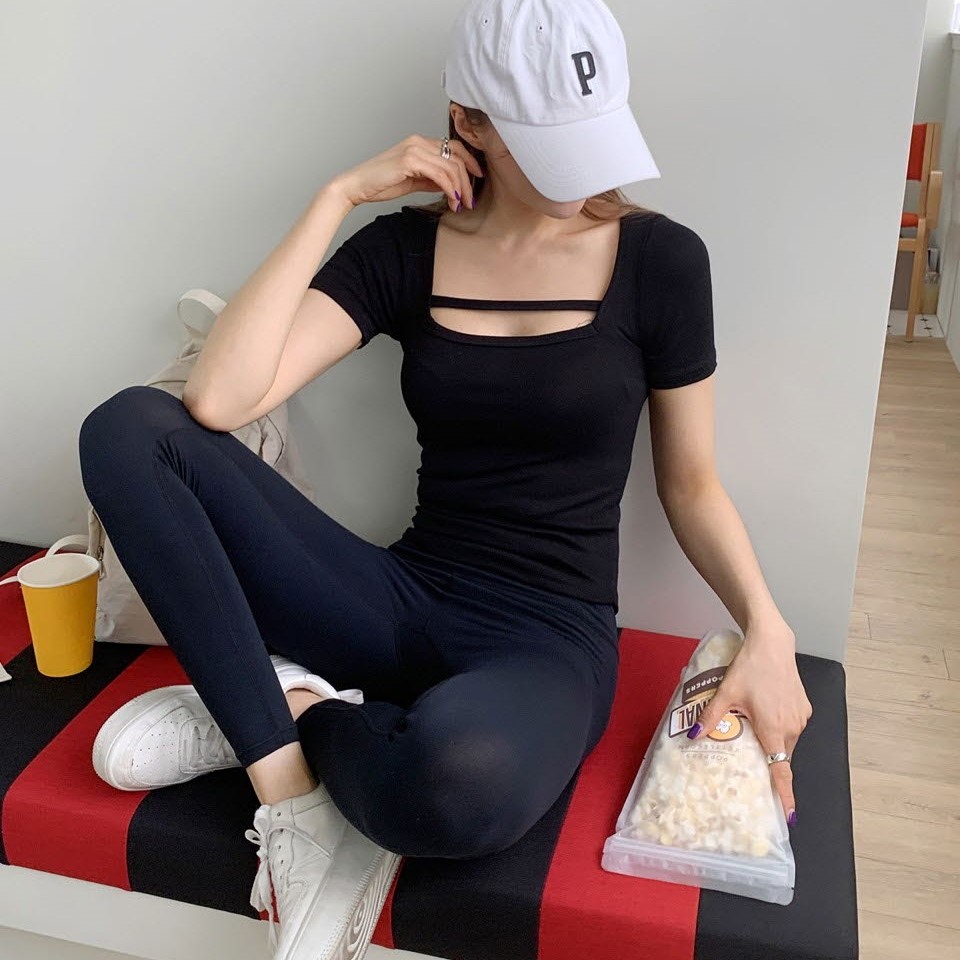 디아 필라테스 요가 반팔티 필라테스복 요가복 상의 운동복 탑 티셔츠 이미지 6