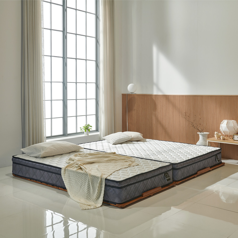 아카시아 원목 매트리스 깔판 패밀리 무헤드형, Q(퀸), 월넛