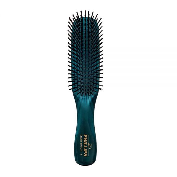 Phillips Brush Emerald Light Touch 6 헤어 브러시 - 보석 컬렉션의 일부 115175 : 더벨라프로모