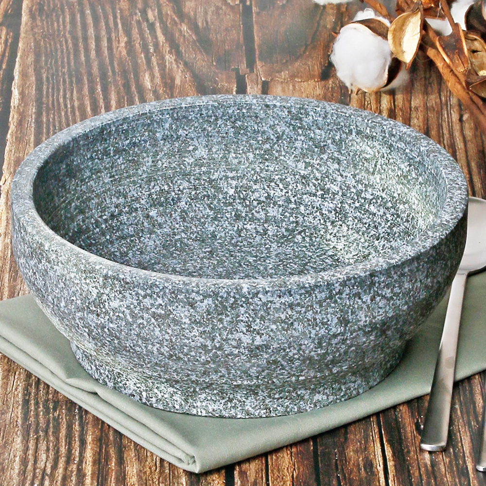 국산 곱 돌솥 비빔밥 그릇 가정용 돌솥밥 뚝배기 20cm - 상품 이미지