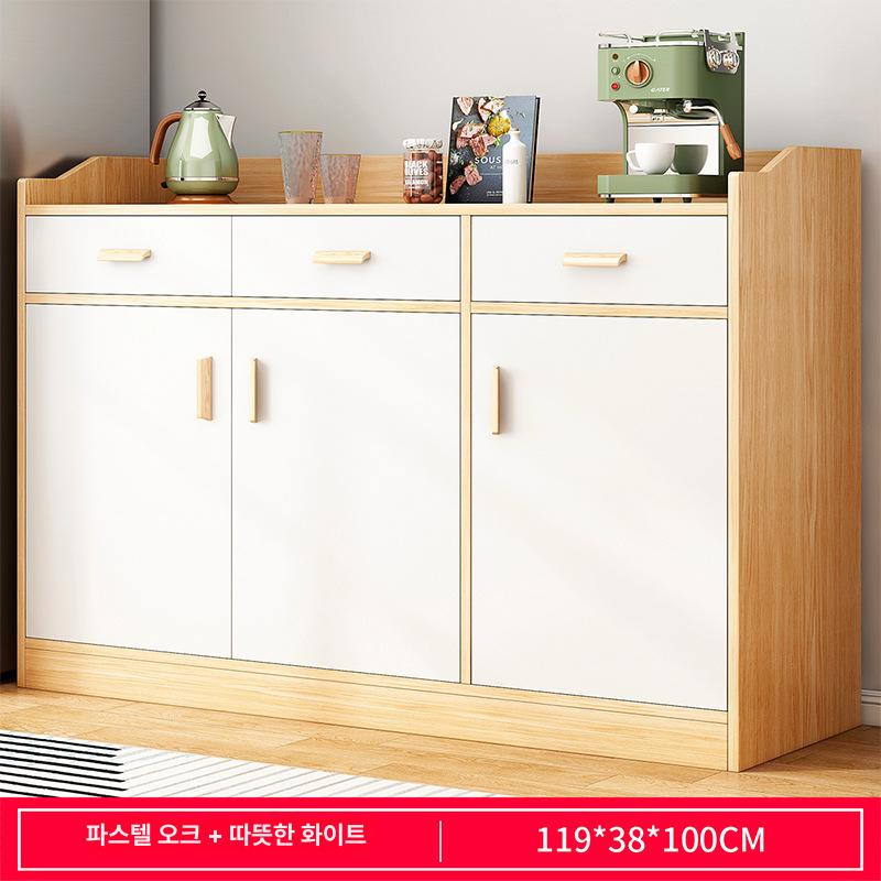 음료반납대 매장용 반납대 카페 카페셀프바 분리수거 퇴식구 시골 오크색 118.6 38 99.6 이미지 6