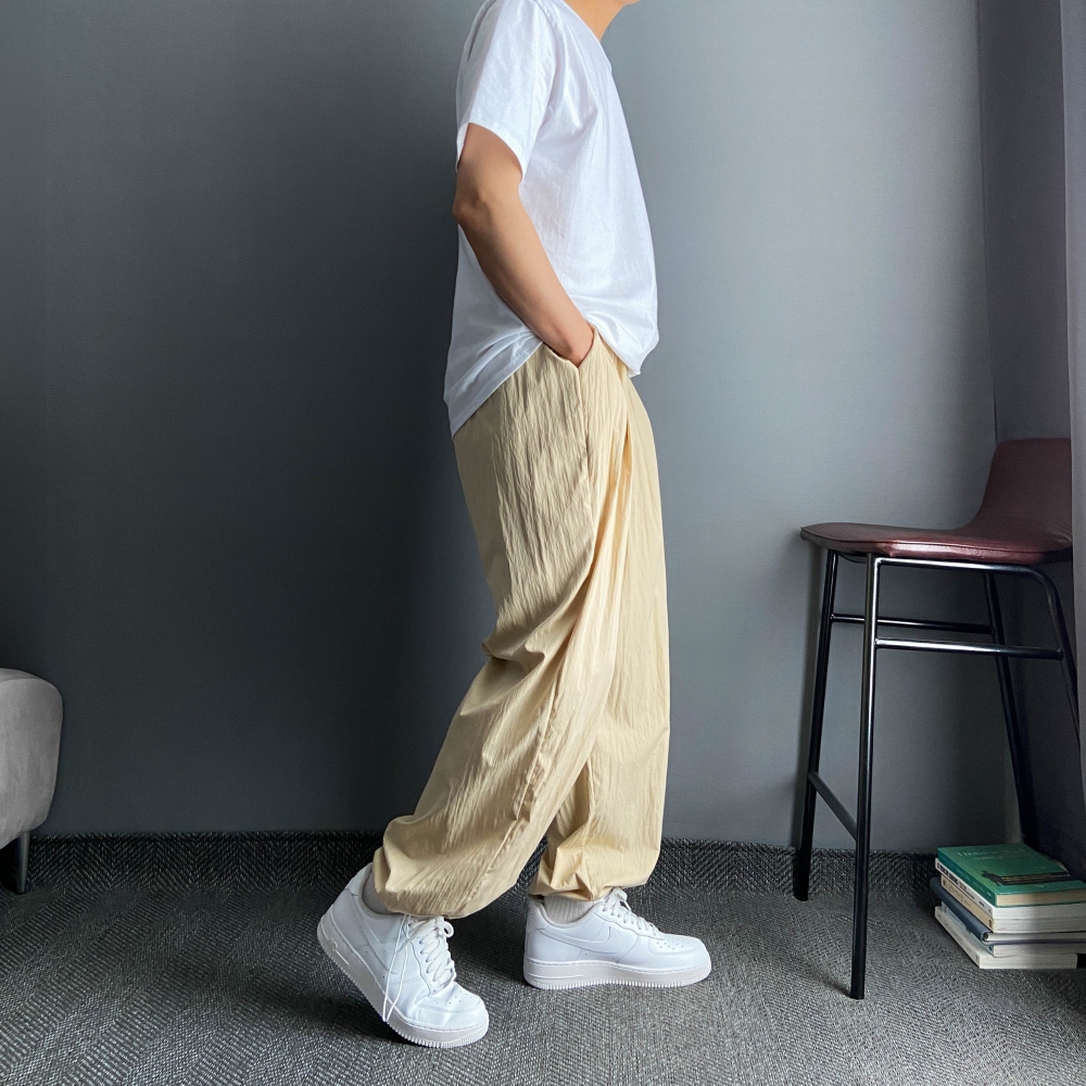 벌룬팬츠 남자냉장고바지 나일론와이드팬츠 이미지 7