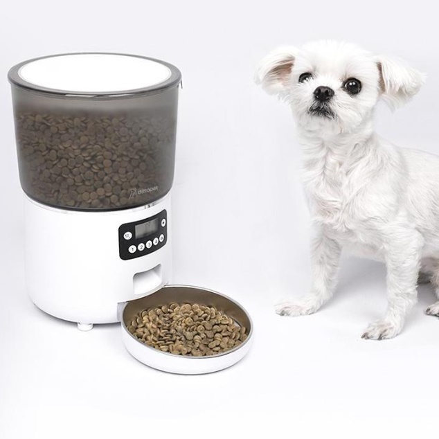 강아지 밥 주는 기계 대용량 자동 사료기 반려견 자동 급식기