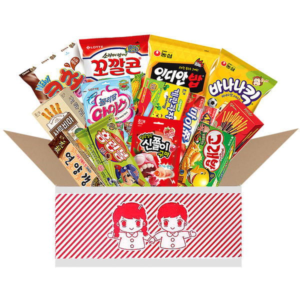 과자 랜덤박스 럭키박스 어린이용 12p 어린이 종합 과자 선물세트 학교 유치원 간식 어린이날 크리스마스 : 래오88