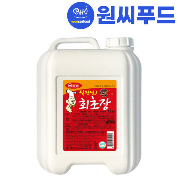 원씨푸드 움트리 실장님 회초장 13kg 말통 초고추장 업소용 양념 초장 : 하루잇1