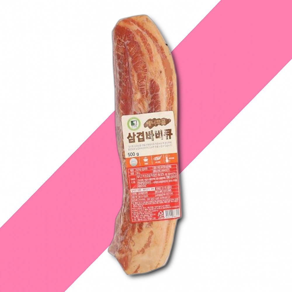 이목원 배나무골 삼겹 바비큐 통 500G : 신선뜨락