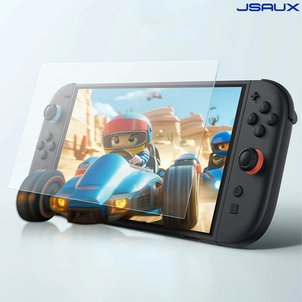 닌텐도 스위치2 액정보호필름 강화유리 JSAUX 저반사 2매