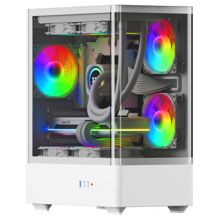 싸이번 EDGE CV-Z3 iCafe (화이트) 미니타워케이스