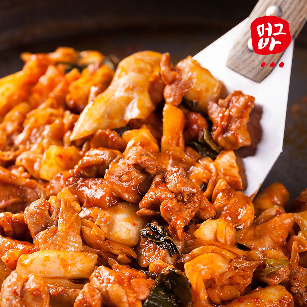 머그바 순살 춘천 닭갈비 650g x 2팩 - 상품 이미지