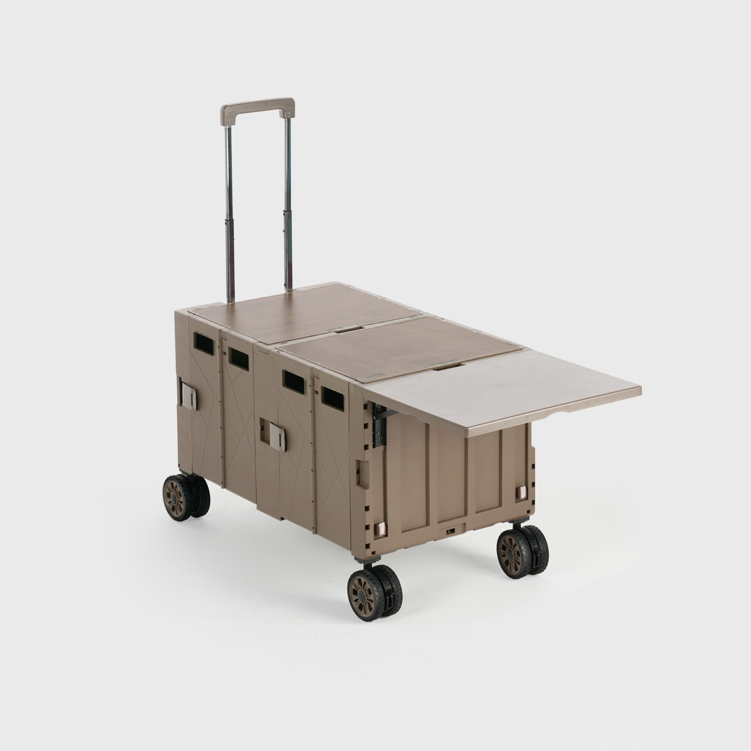 코드리빙 웨건 테이블 캠핑웨건 캐리어 카트 광폭휠 풋브레이크 상판포함 2세대