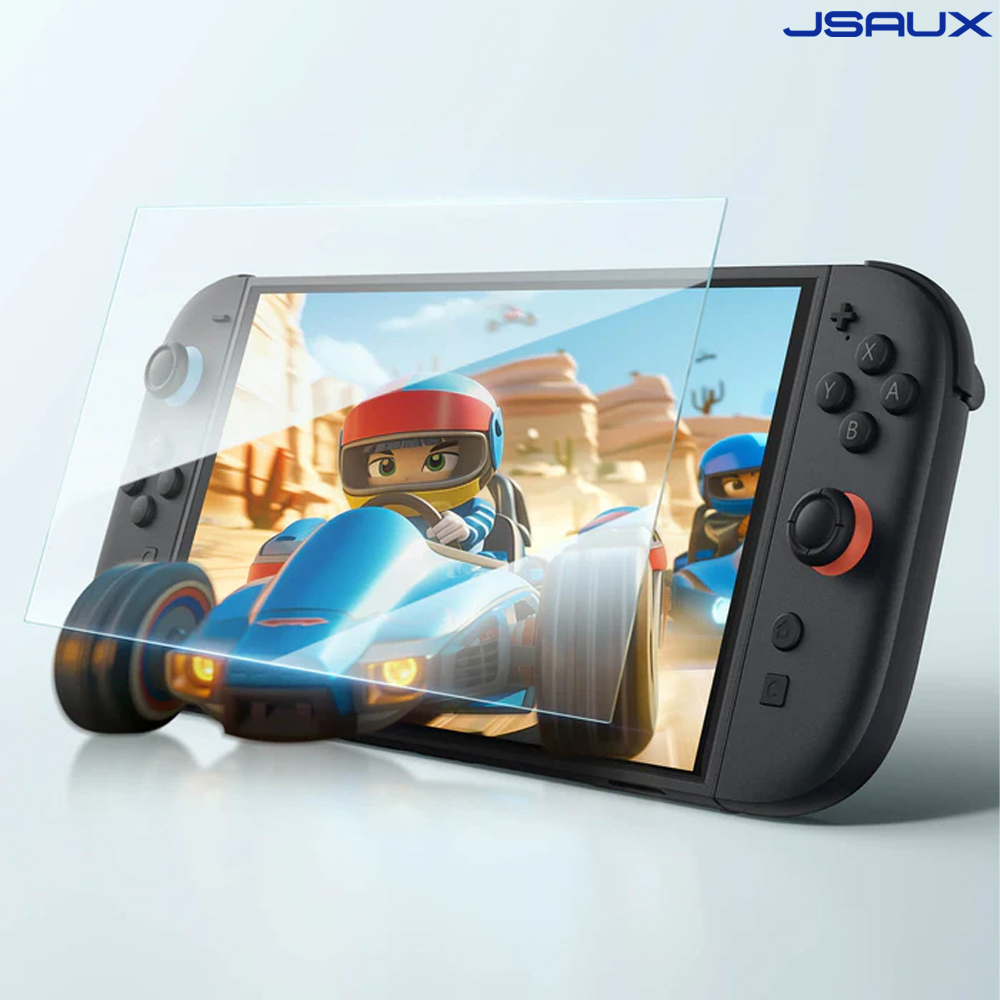 닌텐도 스위치2 액정보호필름 강화유리 JSAUX 고투명 2매 - 상세 이미지 3