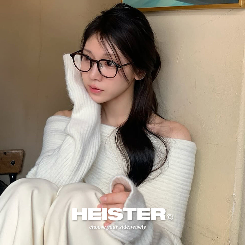 하이스터 안경 번즈 Burns HYD 남자 여자 원형 뿔테 브라운 호피 안경테 - 상세 이미지 5