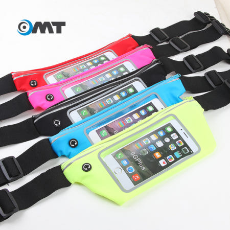 OMT 스마트폰 스포츠 힙색 스포츠 벨트 허리 가방 핸드폰 허리쌕 암밴드