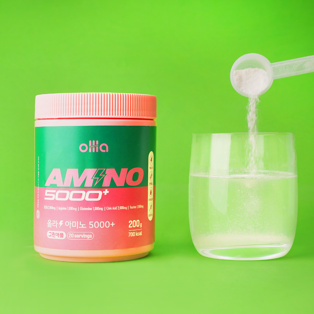 올라 아미노 5000+ BCAA 아미노산 보충제 레몬 200g - 상세 이미지 4